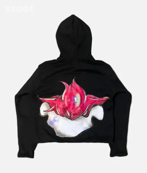 Billionaire Studios Dloo Hoodie Black - warm hoodie for winter outdoor daily use