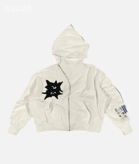 Billionaire Studios Bloo Gradient Scale Zip Hoodie, comfort, comfort inn, comfort suites, comfort hoodie