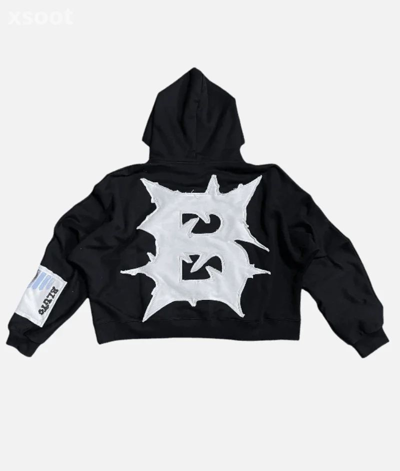 Billionaire Studios Bloo Gradient Scale Hoodie Black, Top Rated Hoodies for Winter, comfort, comfort inn, comfort suites, comfort hoodie