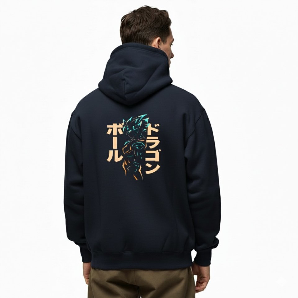 Mens Hoodie High Quality Imported Casual Pull Over Hoodie - black oversized hoodie for everyday street fashion