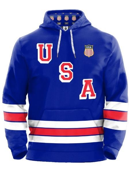 benchclearers USA Hockey Nations 2026 Away Hockey Hoodie - hoodie for layering winter outfits streetwear style