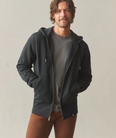 American Giant Classic Full Zip Hoodie - thermal hoodie for winter extreme cold conditions