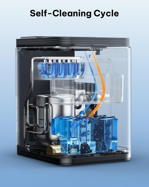 Buy Silonn Countertop Ice Maker | Fast 26.5 lbs/24H Bullet Ice