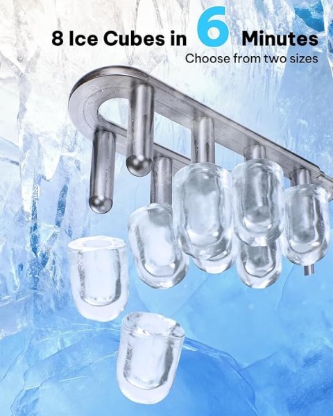 Buy Silonn Countertop Ice Maker | Fast 26.5 lbs/24H Bullet Ice