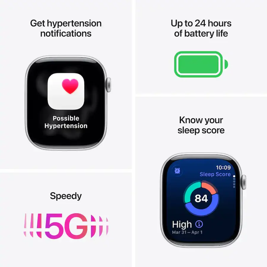 Apple Watch Series 11 (GPS+Cellular) 42mm Titanium Case with Gold Milanese Loop - Gold - (2025)
