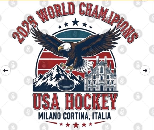 USA Hockey Champs Milano 2026 Graphic Tee