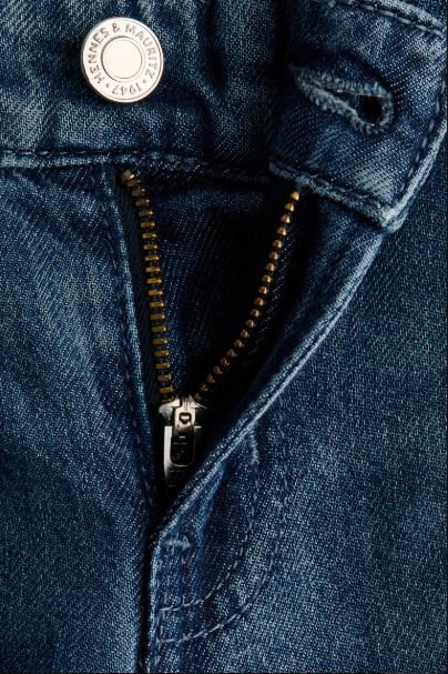 Buy H&M MAMA Wide Leg Maternity Jeans Denim Blue | Comfortable Low Waist Pregnancy Denim Pants