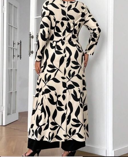 SHEIN Plus Size Elegant Minimalist 2 In 1 Jumpsuit