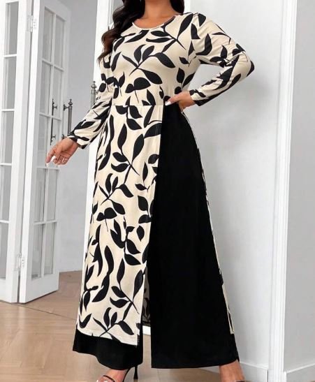 SHEIN Plus Size Elegant Minimalist 2 In 1 Jumpsuit