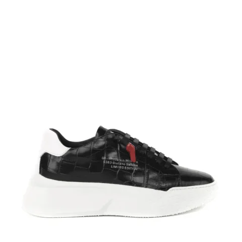 Nemesis Black | Black Croc Style | Woman