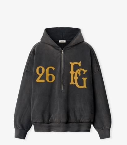 Baseball Club Half Zip Hoodie - cozy hoodie for home relaxation daily use
