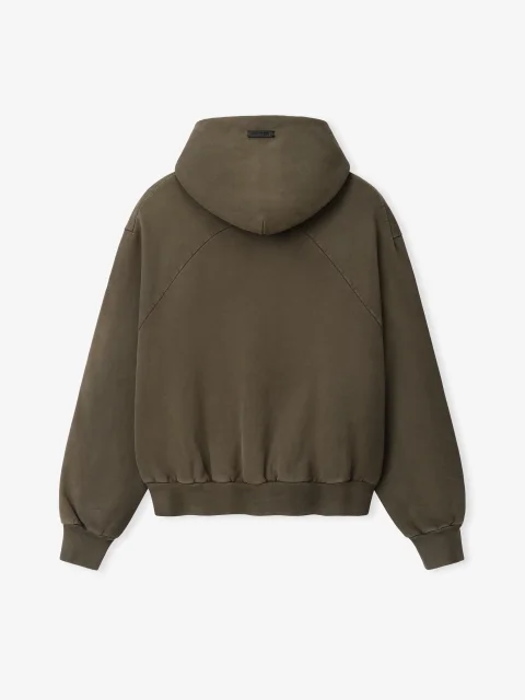 Sunfaded Classic Half Raglan Hoodie with Extra Long Sleeves