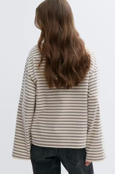Dame Gina Tricot Stripe long sleeve tee
