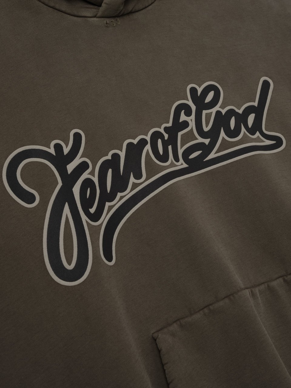 Fear Of God Classic Pocket Hoodie - hoodie with extra long sleeves for cozy wear