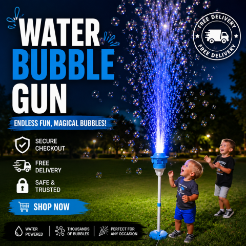 Bubble Machine Lantern, Standing Bubble Maker Lights, Rechargeable Wireless Outdoor, 110 x 20 cm Bubble Blower for Garden, Picnic, Party, and Landscape Decoration