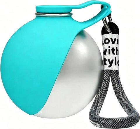 Portable Stainless Steel Dog Water Bottle | 10oz Leak-Proof Travel Dispenser