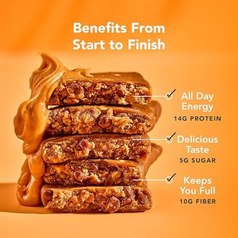 Buy ALOHA Organic Plant Based Protein Bars Peanut Butter Chocolate Chip | Vegan Low Sugar Protein Snack Bars Pack of 12