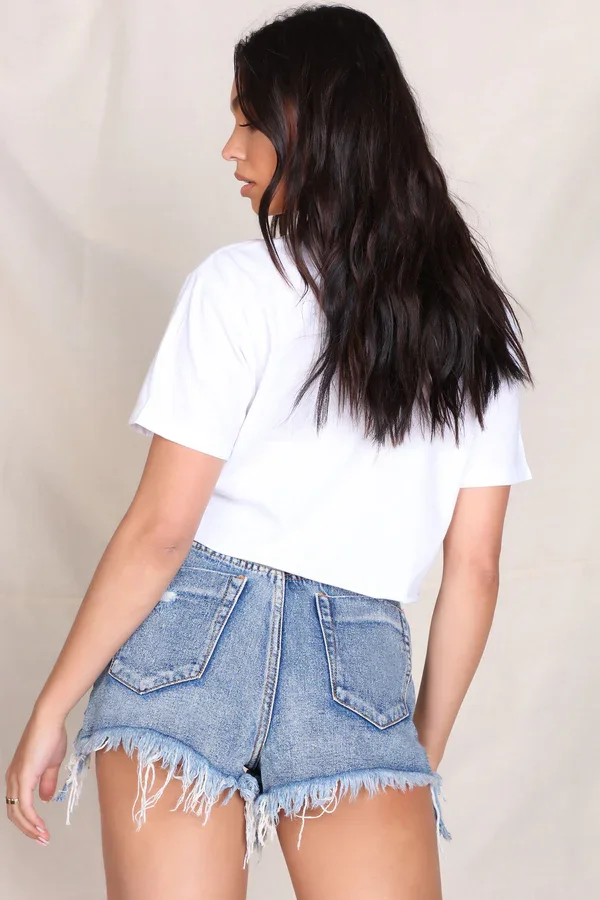 Laila Motorcycle Graphic Tee - White/combo