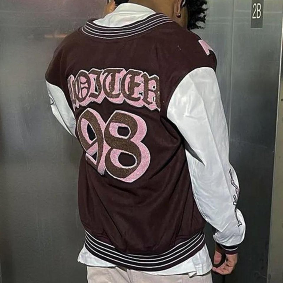 Culture Kings Women's Brown and White Jacket