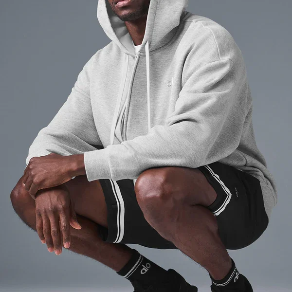 Accolade Full Zip Hoodie in Athletic Heather Grey