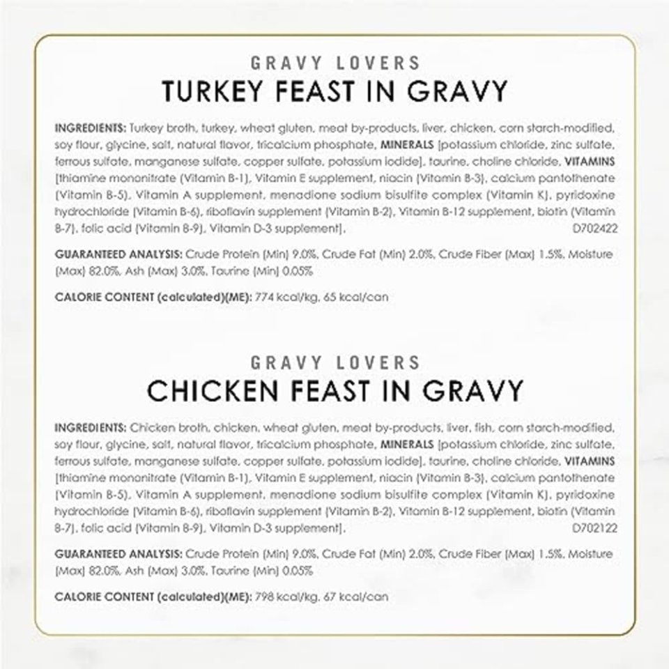Buy Purina Fancy Feast Gravy Lovers Wet Cat Food Variety Pack 30 Cans | Gourmet Poultry and Beef Cat Food in Rich Gravy