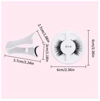 Reusable Magnetic Eyelashes Set with Tweezers | Glue-Free Fluffy Lashes