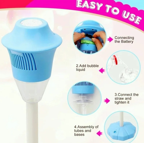 Buy LED Bubble Machine for Kids Online | Light-Up Automatic Bubble Maker for Parties & Outdoor Fun