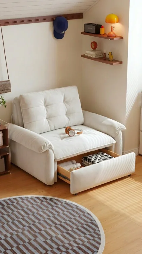 Electric Sofa Bed | Modern Power-Recline Sleeper for Small Spaces