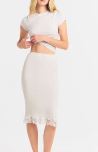 Buy Lace Midi Skirt Online | Elegant Women's Floral Lace Midi Skirt for Timeless Style