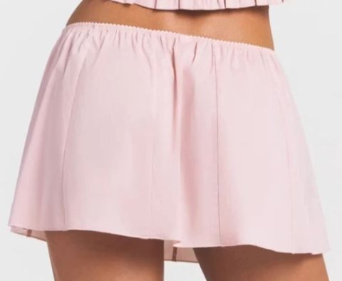 Buy Poplin Apparel Mini Skirt Online | Lightweight Casual Women's Poplin Mini Skirt