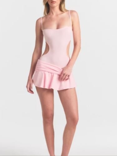Buy Cotton Jersey Foldover Mini Skort Online | Comfortable Women's Casual Mini Skirt with Built-In Shorts
