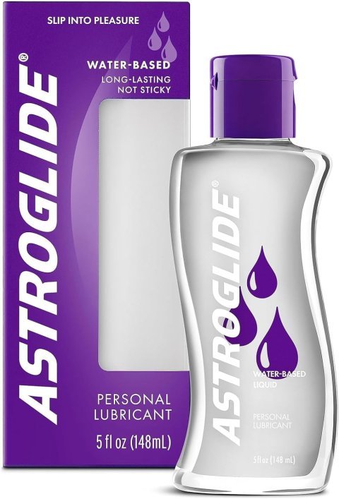 Buy Astroglide Water-Based Personal Lubricant 5oz Online | Smooth Long-Lasting Water-Based Lube for Men, Women & Couples