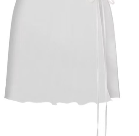Buy Romance Tie-Side Mini Skirt Ivory Online | Elegant Women's Tie-Waist Mini Skirt
