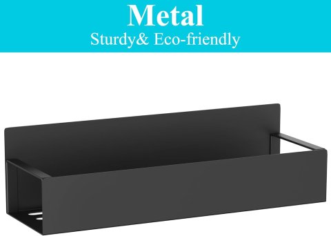 Buy Magnetic Spice Storage Rack Organizer for Refrigerator & Oven Online | Metal Kitchen Organizer Shelf - Black