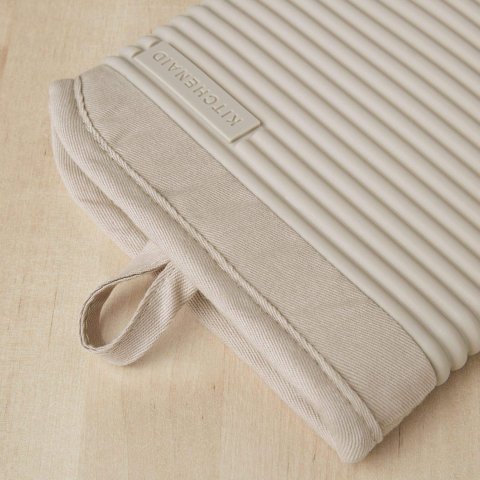 Buy KitchenAid Ribbed Soft Silicone Oven Mitt 2-Pack Set Online | Heat-Resistant Kitchen Oven Gloves 7.5" x 13" Milkshake