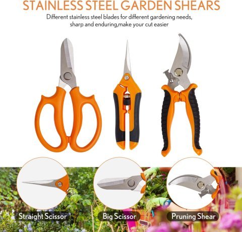 Buy 20-Piece Bonsai Tools Kit Online | Complete Bonsai Gardening Tool Set with Wire Kit, Pruning Shears & Leather Storage Bag