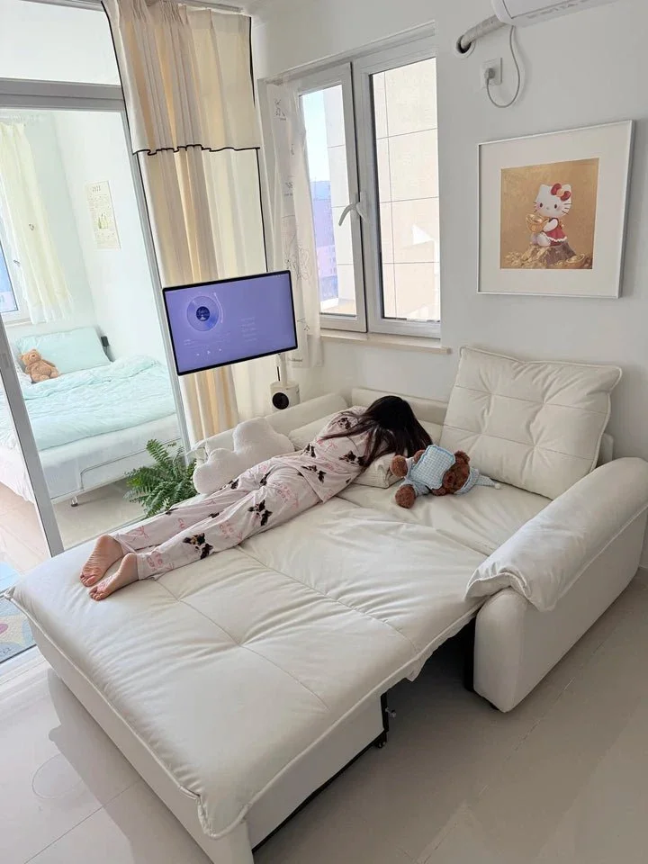 Electric Sofa Bed | Modern Power-Recline Sleeper for Small Spaces