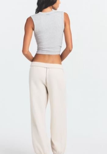 Cropped Jogger Pants | Premium High Rise Cropped Sweatpants for Everyday Comfort and Athleisure Style
