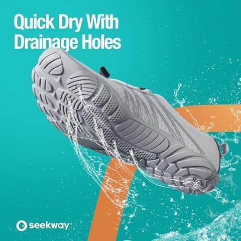 Buy SEEKWAY Water Shoes for Men & Women Online | Quick-Dry Barefoot Aqua Shoes for Beach, Swimming & Water Sports