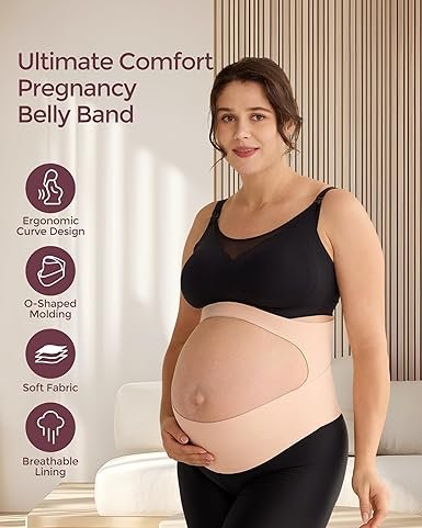 Buy Momcozy Pregnancy Belly Band Online | CozySupport Ergonest Maternity Belly Band for Back & Belly Support