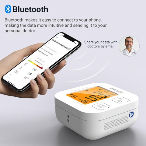 Buy iHealth Track Smart Upper Arm Blood Pressure Monitor Online | Bluetooth Blood Pressure Machine with Wide Range Cuff