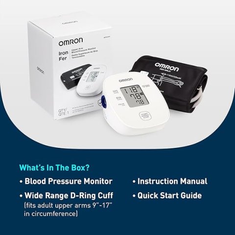 Buy OMRON Iron Upper Arm Blood Pressure Monitor Online | Clinically Validated Home BP Monitor