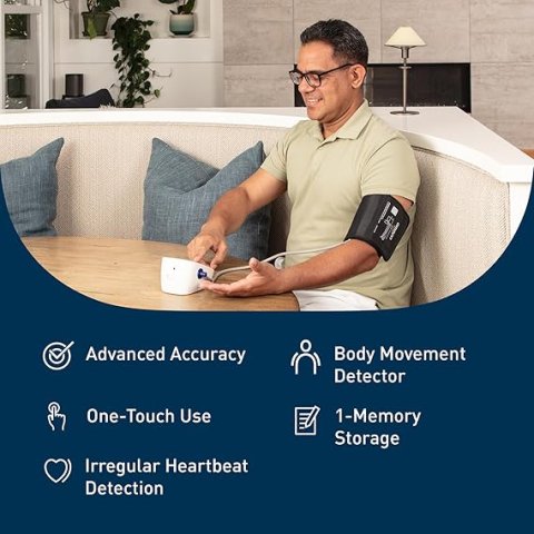 Buy OMRON Iron Upper Arm Blood Pressure Monitor Online | Clinically Validated Home BP Monitor