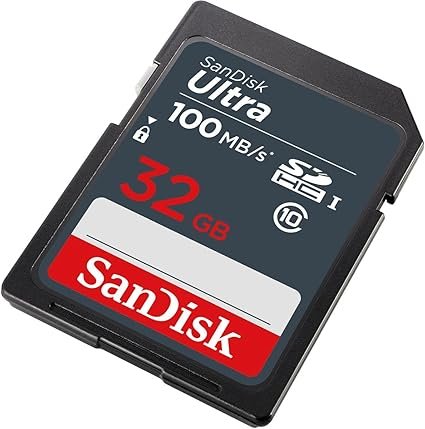 Buy SanDisk 32GB Ultra SDHC Memory Card Online | 100MB/s High-Speed SD Card for Cameras & Full HD Video