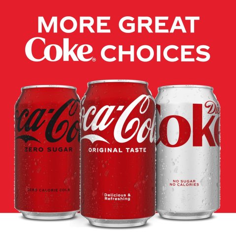 Buy Coca-Cola Classic Cola Soda 12 Pack Online | 12 fl oz Fridge Pack Soft Drink Cans