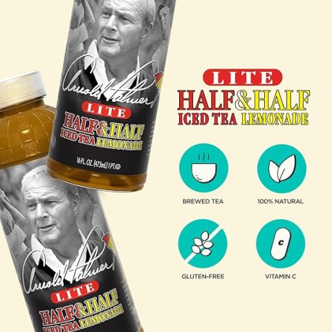 Buy AriZona Arnold Palmer Half & Half 16 fl oz 12 Pack Online | Iced Tea & Lemonade Beverage