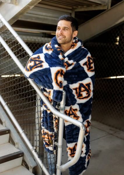 Buy Auburn Tigers Hugs Blanket Online | Ultra Soft Plush NCAA Throw Blanket for Fans