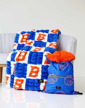 Buy Boise State Broncos Hugs Blanket Online | Ultra Soft Plush NCAA Throw Blanket for Fans