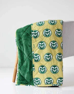 Buy Colorado State Rams Hooded Stadium Everywhere Blanket Online | Ultra Soft Wearable NCAA Hooded Blanket