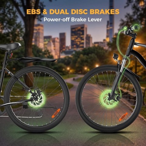 Buy Electric Bike for Adults Online | 1500W/1000W Peak Motor Commuter E-Bike with Removable Battery